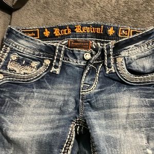 Rock revival glade straight leg low rise size 24